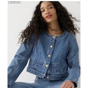 Louisa Lady Denim Jacket Size 0 NWOT